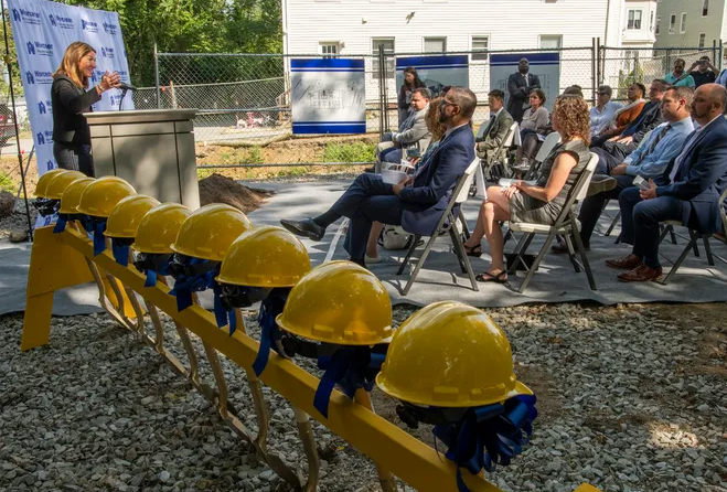 ‘A Place to Live’: Long-term, supportive housing for homeless breaks ground in Worcester