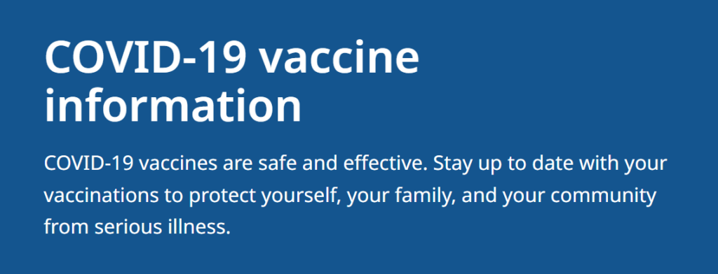 COVID-19 Vaccine Clinics