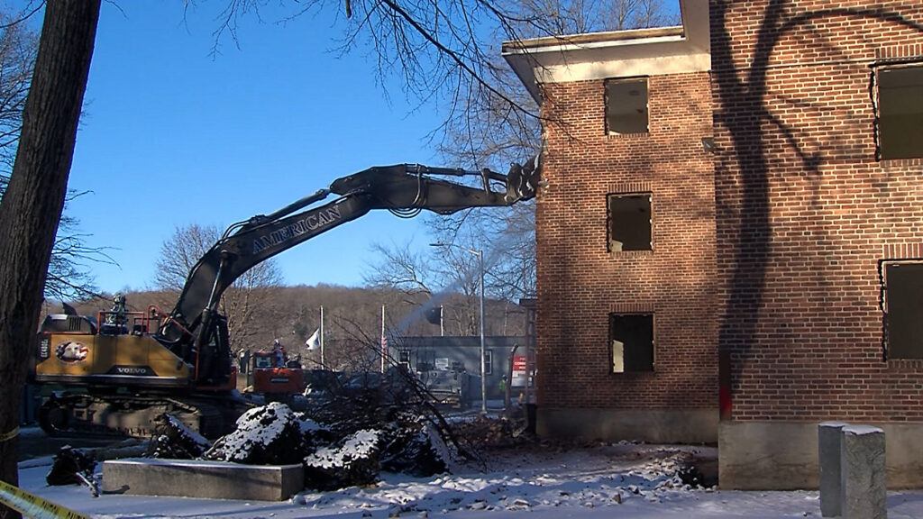 Demolition Now Underway at Worcester’s Lakeside