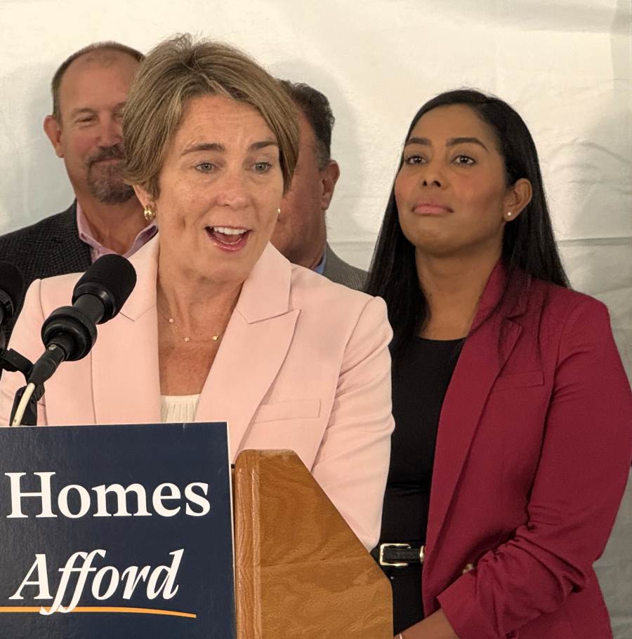 $21 million for housing in Worcester: Healey tours Lakeside Apartments